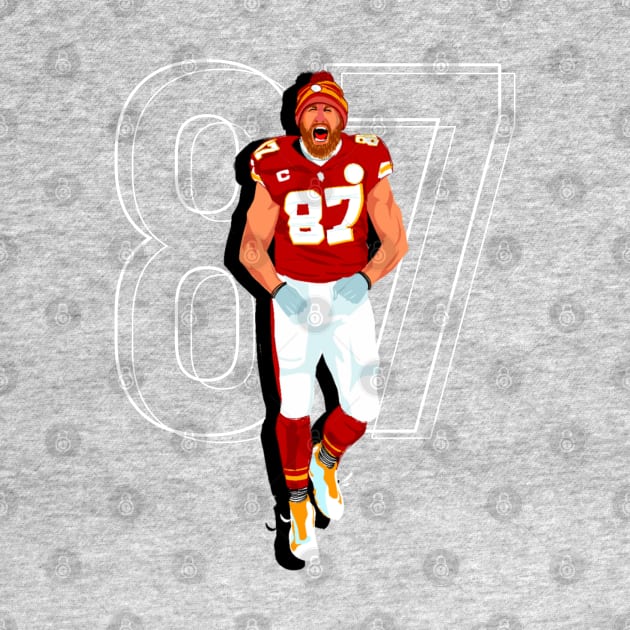 Kelce 87 Hoodie by Mic jr